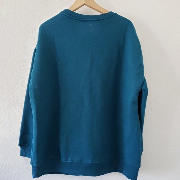 NWT - Danskin Ladies' Oversized Crewneck with Pocket - Size XXL - Picture 5 of 8
